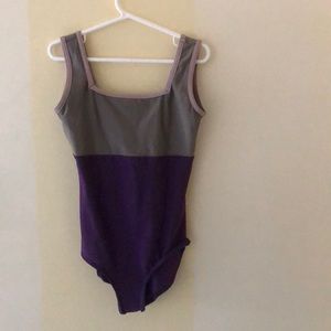 OLIVE/PURPLE YUMIKO LEOTARD